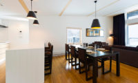 Forest Estate Dining and Kitchen Area with Wooden Floor | Middle Hirafu