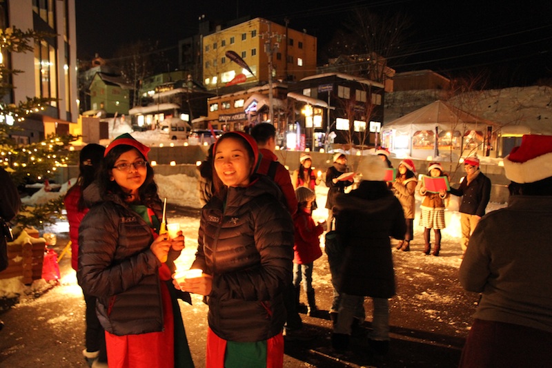 Carols by candlelight at The Vale Niseko