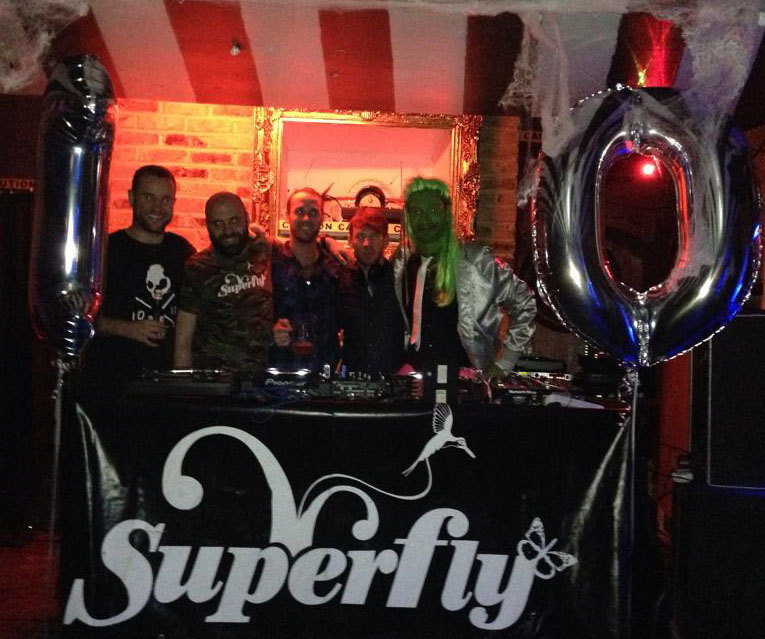 Superfly Soundsytem playing at their 10 year anniversary party