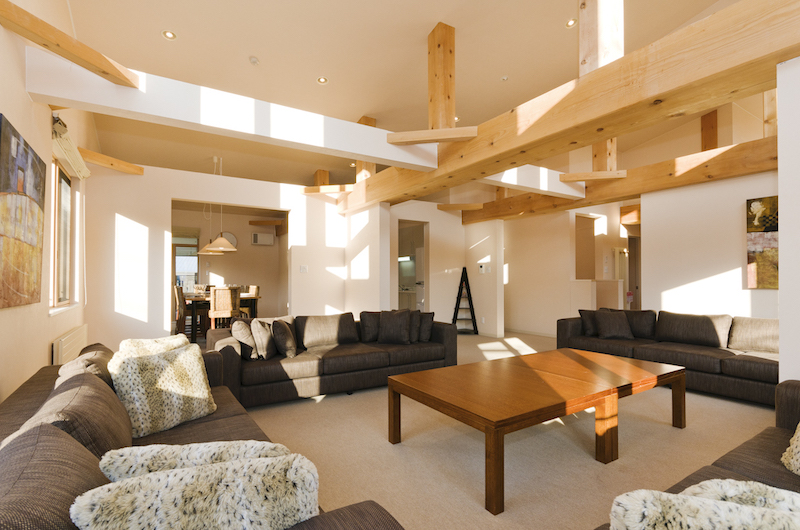 Gondola Chalets Five Bedroom Apartment Living Room Design | Upper Hirafu