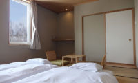 Ebina Chalet and Lodge Bedroom with Outdoor View | Moiwa