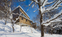 Kawasemi Residence Outdoor Area with Snow | Lower Hirafu