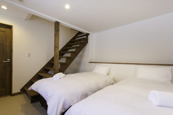 Gresystone Twin Bedroom with Up Stairs | Lower Hirafu