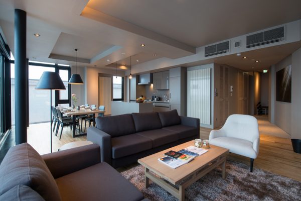 Aspect Niseko Living and Dining Area | Middle Hirafu Village