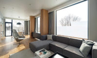 The Kamui Niseko Living Area with Wooden Floor | Annupuri