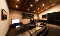 Phoenix Chalets Living Area with TV | Lower Wadano