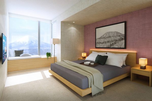 The Maples Niseko Bedroom with Mountain View | Upper Hirafu