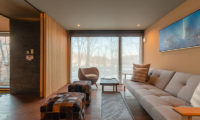 Hideaway on Escarpment Bedroom Lounge to view | Lower Hirafu