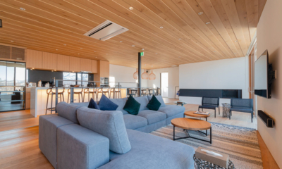 Silver Dream Living Area with TV | West Hirafu