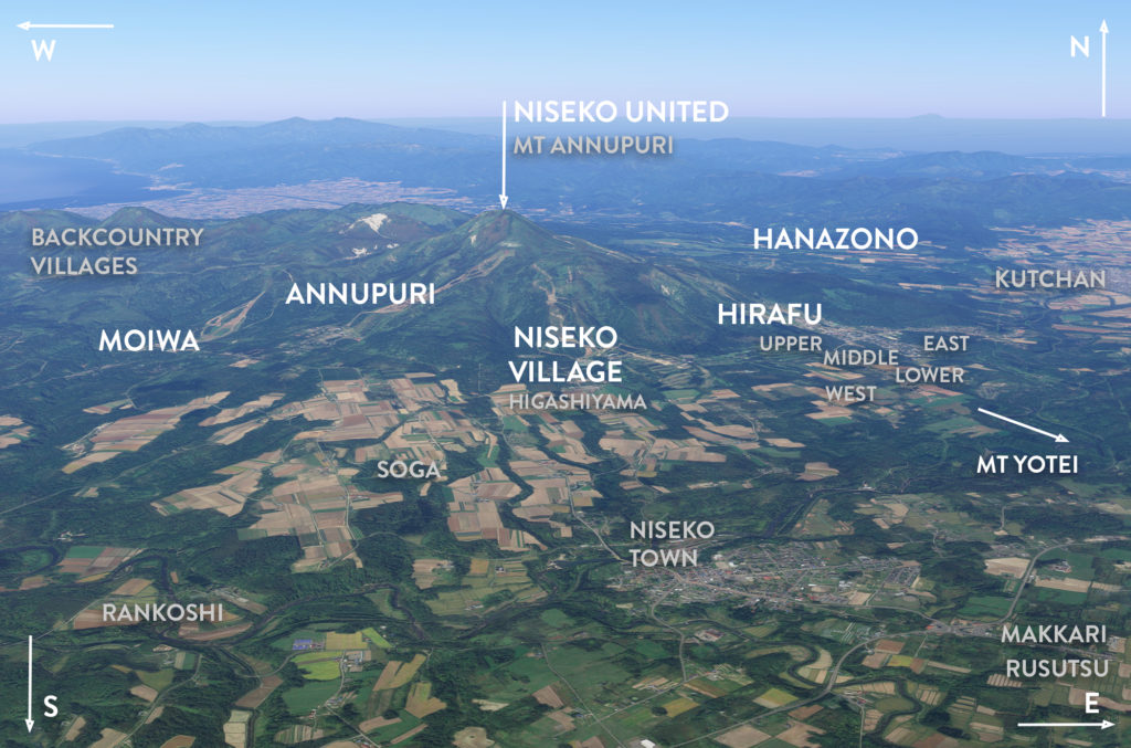 Niseko Real Estate Aerial Area Map 04