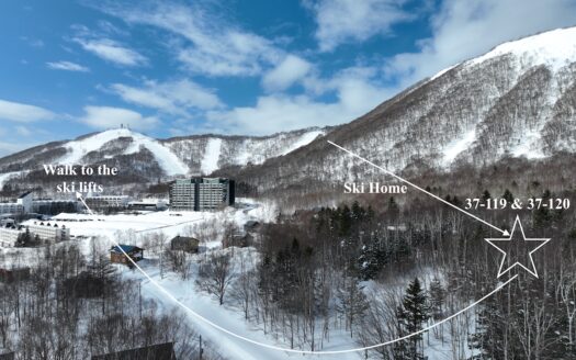 Rusutsu Ski-In House Build Site: Plot 37-119 & 120 (383sqm)