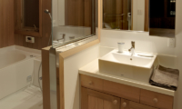 Mountain Ash Bathroom with Bathtub and Mirror | Annupuri