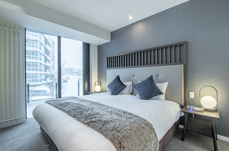 The Vale Niseko Two Bedroom Resort Bedroom with King Bed | Upper Hirafu