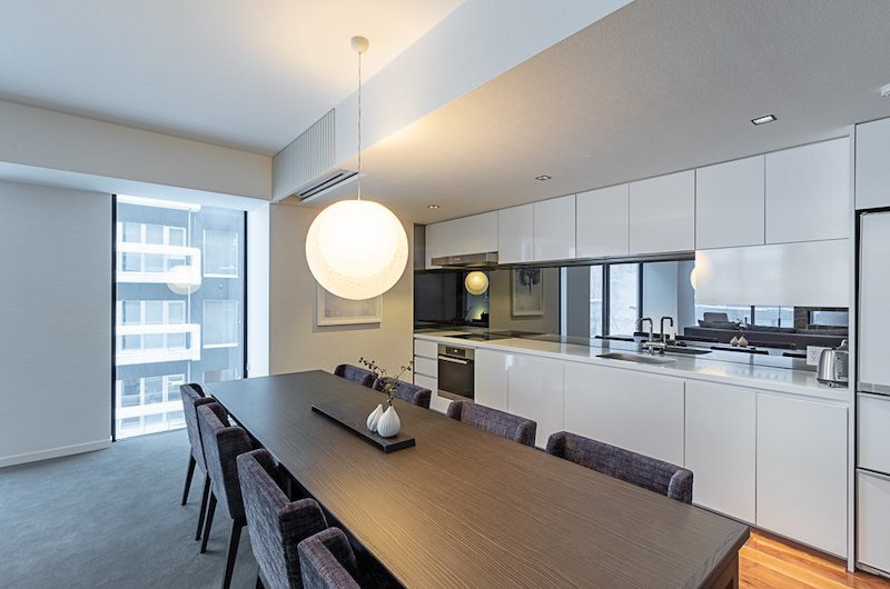 The Vale Niseko Two Bedroom Apartment with Ski View Dining Area | Upper Hirafu