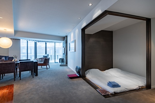 The Vale Niseko Three Bedroom Apartment Japanese Style Bed | Upper Hirafu