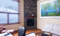Old Man Creek Living Room with Fireplace | East Hirafu