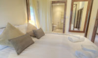 Shika King Size Bed and Bathroom | East Hirafu