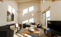 Gondola Chalets Five Bedroom Apartment Living Room with Natural Light | Upper Hirafu