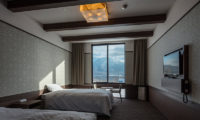 Lodge Hakuunso Twin Bedroom with Mountain View | Upper Hirafu