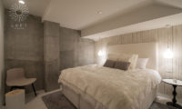 Loft Niseko Bedroom at Night | Middle Hirafu