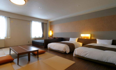 Hotel Niseko Alpen Deluxe Mixed Japanese and Western Style Room | Upper Hirafu