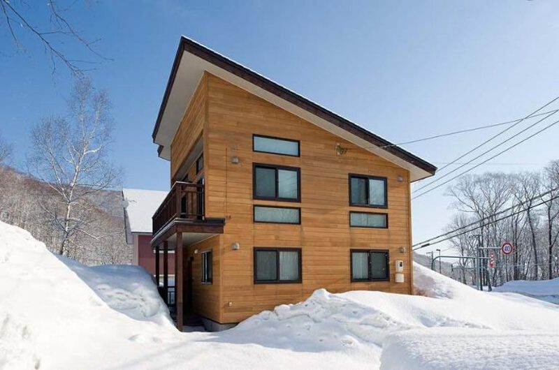 Ruby Chalet Exterior with Snow | East Hirafu