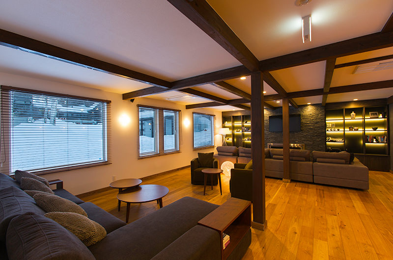 Gresystone Indoor Living Area | Lower Hirafu
