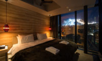 Aspect Niseko Bedroom at Night | Middle Hirafu Village
