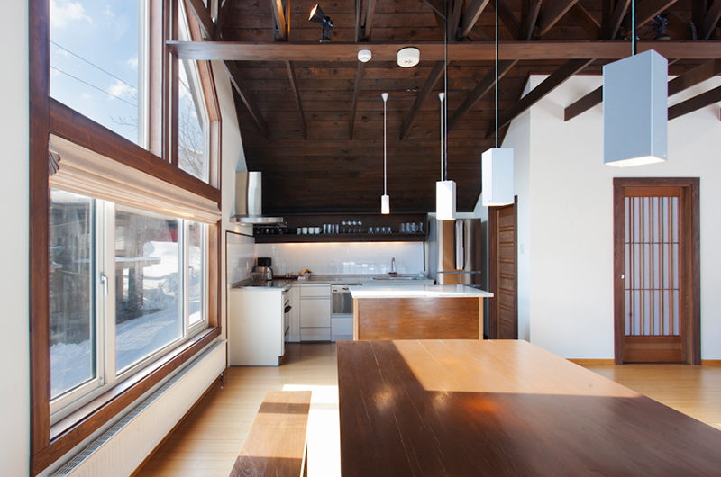 Ginsetsu Kitchen and Dining Area | Middle Hirafu