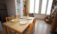 Yotei Cottage Dining Area with Wooden Floor | Lower Hirafu