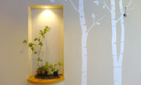 Ebina Chalet and Lodge Wall with Plants | Moiwa