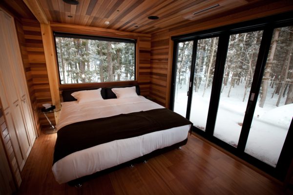 One Happo Bedroom with Outdoor Snow View | Happo Village