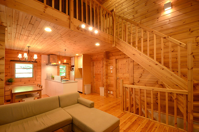 Maki Cottage Up Stairs Living and Dining Area | Lower Wadano