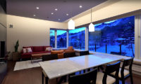 Mountain Side Living and Dining at Evening | Upper Wadano