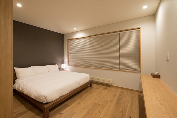 Kazahana Bedroom with Wooden Floor | Middle Hirafux