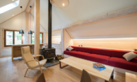 Koho Living Room with Fireplace | Lower Hirafu