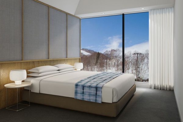 Skye Niseko Penthouse Bedroom with View | Upper Hirafu Village