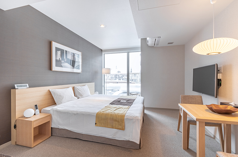 The Maples Niseko 25 Studio Room Resort King Bedroom | Upper Hirafu
