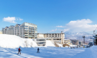 The Maples Niseko Outdoor Area with Snow | Upper Hirafu