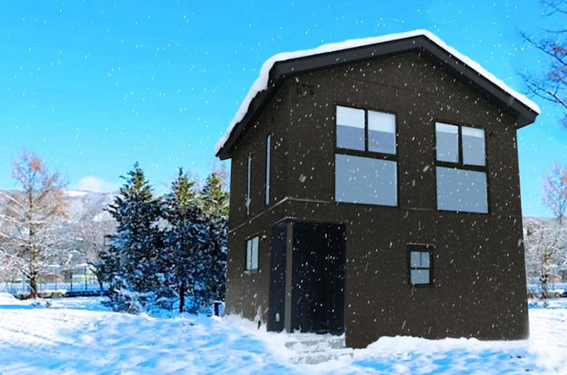 Mizuho Chalets Exterior with Snow | Happo Village