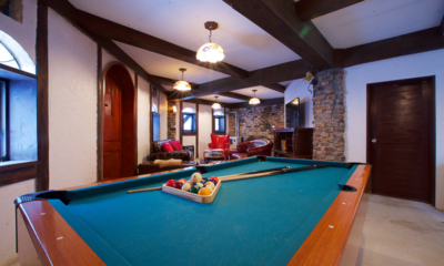 Chalet Hakuba Living Area with Billiard Table | Upper Wadano