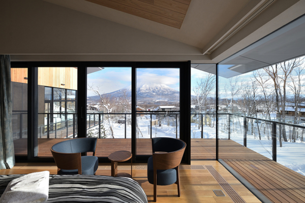 Tsudoi Bedroom with Mountain View | East Hirafu