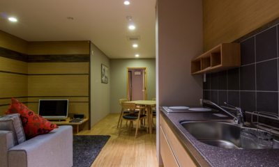 Koharu Resort Hotel and Suites Superior One Bedroom Apartment Living and Dining Area | Upper Wadano