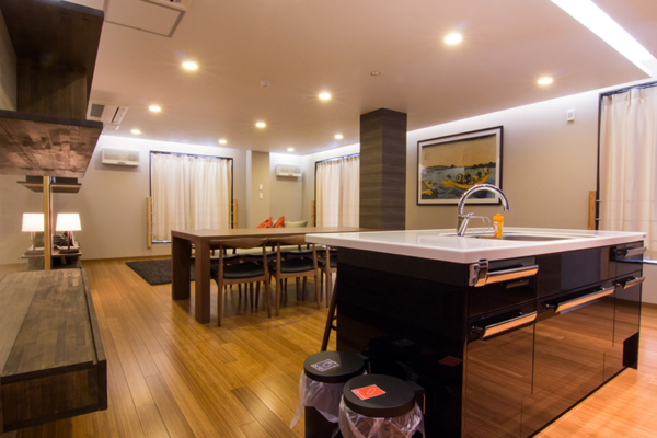 Koharu Resort Hotel and Suites Three Bedroom Penthouse Suite Kitchen and Dining Area | Upper Wadano