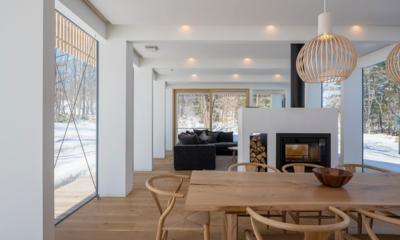 Yukihyo Living and Dining Area with Snow View | Soga
