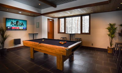 Powderhouse Billiard Table with TV | Goryu / Hakuba 47