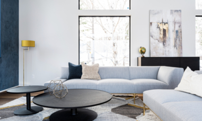 Hiiragi living room with sofa suite, coffee table and artwork | Annupuri, Niseko